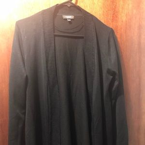 Black cardigan